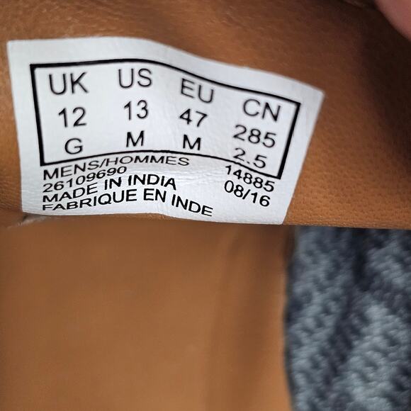 Clarks Chilver Walk Leather Dress Oxfords with Gore-Tex Brown Size 13 - Picture 9 of 10